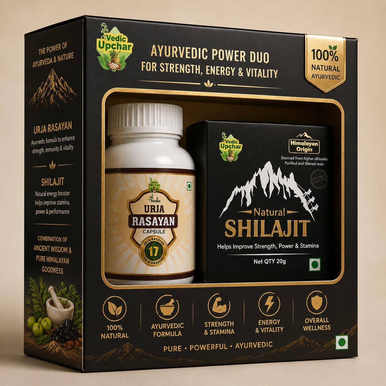 🌿 Vedic Power Performance Combo